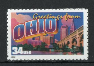 3595 * OHIO  * U.S. Postage Stamp  MNH