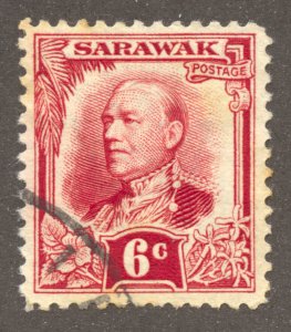 Sarawak Scott 99 ULH - 1932 6c Sir Charles Vyner Brooke - SCV $11.00