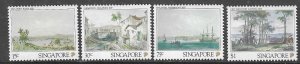 SINGAPORE SG615/8 1990 LITHOGRAPHS MNH