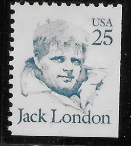 US #2182a mnh.  Jack London.    Nice