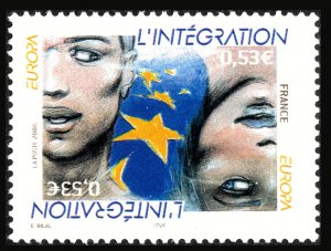 France 2006 -  EUROPA Stamps - Integration through the Eyes - # Sc 3206 MNH