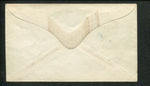 1860's United States Patriotic Civil War Era Postal Cover Unsealed 