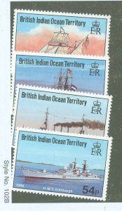 British Indian Ocean Territory #115-118  Single (Complete Set)