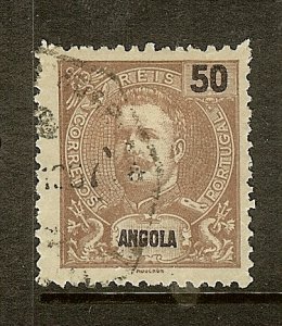 Angola, Scott #47, 50r King Carlos, Used