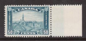 Canada #176 Very Fine Never Hinged Right Margin Example **With Certificate**