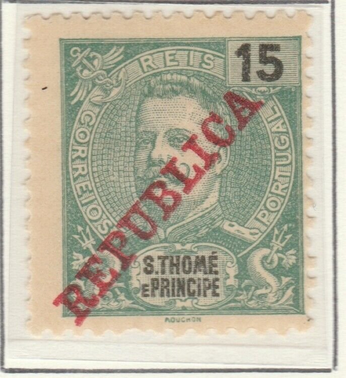 Portugal ST. THOMAS AND PRINCE ISLANDS 1911 15r MH* A5P55F7