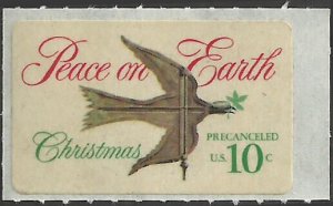 # 1552 Mint Never Hinged ( MNH ) CHRISTMAS DOVE AND WEATHER VANE SELF STICK