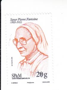 2016 St Pierre Miguelon Sr Pierre Fontaine (Scott 1037) MNH