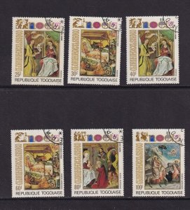 Togo   #827-829,C191-C193  cancelled 1972  Christmas