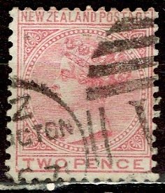 New Zealand: 1874: Sc. #: 52, Used Single Stamp