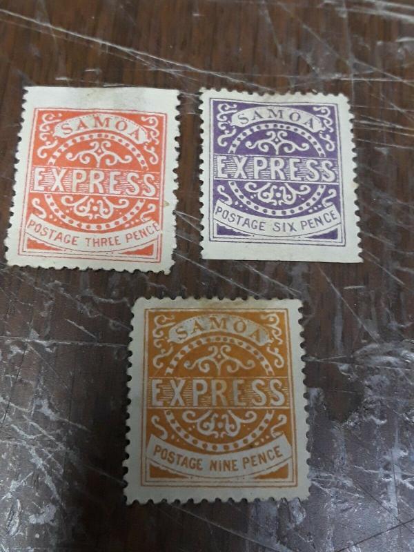 Samoa Stamps MOG Hinged Express Issue