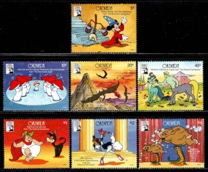 Grenada #1920-27 ~ Short Set 7 of 8 ~ Disney, Mickey Socerer ~ Mint, NH  (1991)