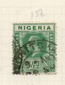Nigeria 1921 Early Issue Fine Used 1/2d. 276431