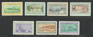 Panama Scott 418-21,C207-09 Unused LHOG - 1958 Brussels World's Fair Issue