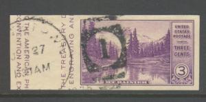 U.S. 770a Used Farley SINGLE with attached vertical gutter!