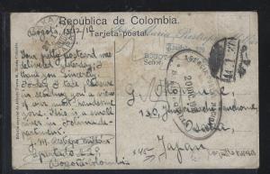 COLUMBIA  (PP2404B) 1910 PPC BOGOTA TO JAPAN  