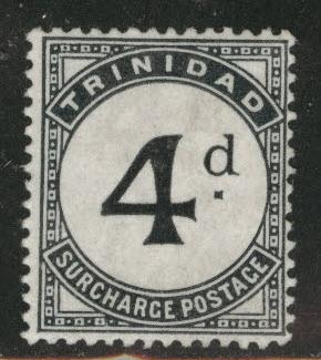 Trinidad  Scott J5 MH* postage due stamp CV$50