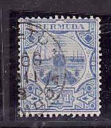 Bermuda-Sc#38- id6- used 2&1/2d Dry Dock-Ships-1910-