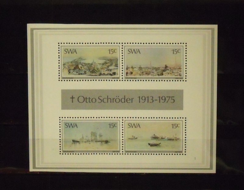 16097   SOUTH WEST AFRICA   MNH # 383a     Souvenir Sheet        CV$ 3.75