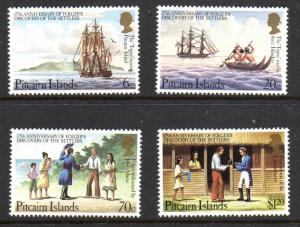 Pitcairn Islands Sc 225-8 1983 Capt Folger's Discovery stamp set mint NH