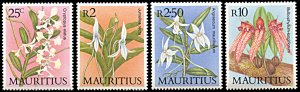 Mauritius 638-641, MNH, Orchids