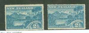 New Zealand #73/74 Unused Single