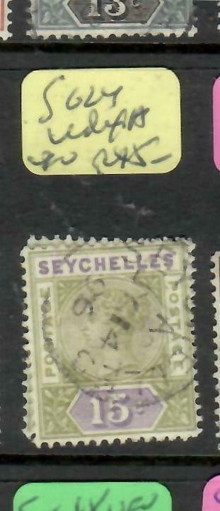 SEYCHELLES  (P2605B)  QV   15C    SG  24  INDEX A         VFU