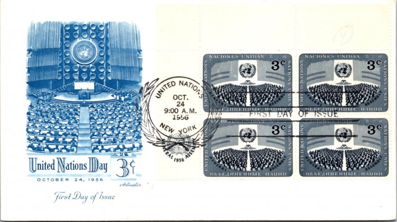 United Nations, New York, Worldwide First Day Cover