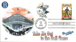 #4341 Take Me Out to the Ballgame QCR FDC