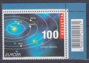 2009 Switzerland 2101+Tab Europa Cept / Planets of the Solar System