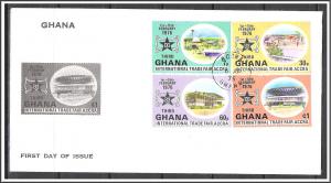 Ghana #575-577 Trade Fair FDC