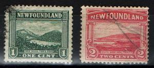 Newfoundland #131-132 Used CV $0.55