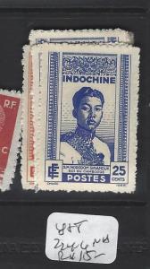FRENCH INDOCHINA (P0401B)  Y&T  244-6   MNH