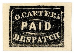 (I.B) US Local Post : G Carter's Despatch