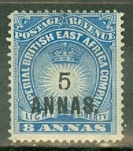 IZ: British East Africa 36 mint CV $85
