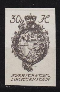 LIECHTENSTEIN [1920] MiNr 0022 ( **/mnh )