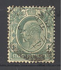 Straits Settlements Sc # 109 used