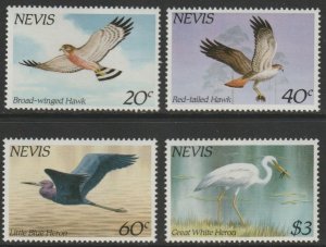 NEVIS - 1985 - Hawks & Herons - Perf 4v Set - Mint Never Hinged