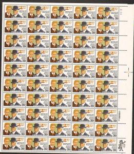 US #C114 Mint Sheet Lawrence & Elmer Sperry 