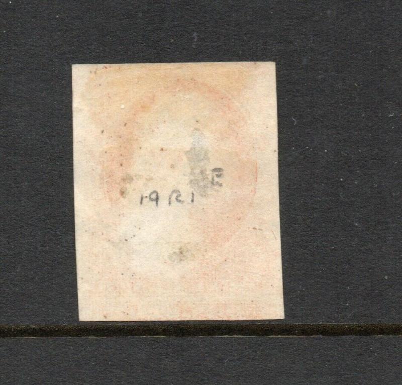 #10 - 3 cent stamp of 1851 - RARE FIRST PLATE #1 early - cv$210 -   19R1e