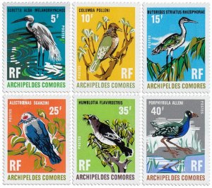 COMOROS - 1971 - Birds - Perf 6v Set - Mint Never Hinged