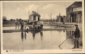 France Postcard Courseulles sur Mer Calvados, Oyster Farm/Park, Unused