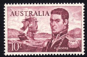 1963-1965 Australia 10/ single MNH Sc# 377 CV $32.50