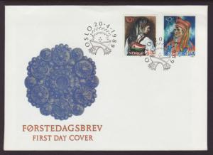 Norway 940-941 Costumes U/A FDC