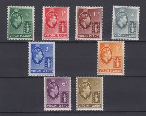 British Virgin Islands KGVI 1938 Set To 1/- MH  BP8457