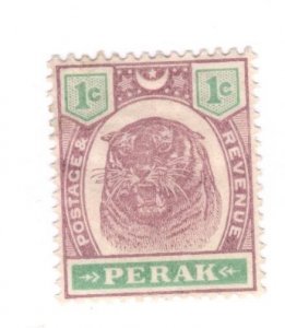 Perak Malaya #47 MH - Stamp CAT VALUE $3.25