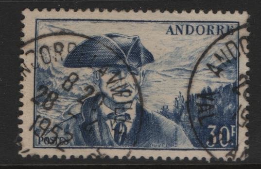 ANDORRA, 123, USED, 1939-51, PROVOST