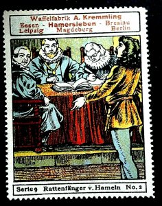 Cinderella/Poster Stamp/Reklamemarke-Pied Piper of Hamlin #2-20201508