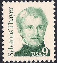 #1852 9 cent Sylvanus Thayer mint OG NH XF