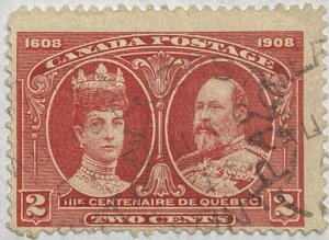 CANADA 1908 #98 Quebec Tercentenary Issue - Used